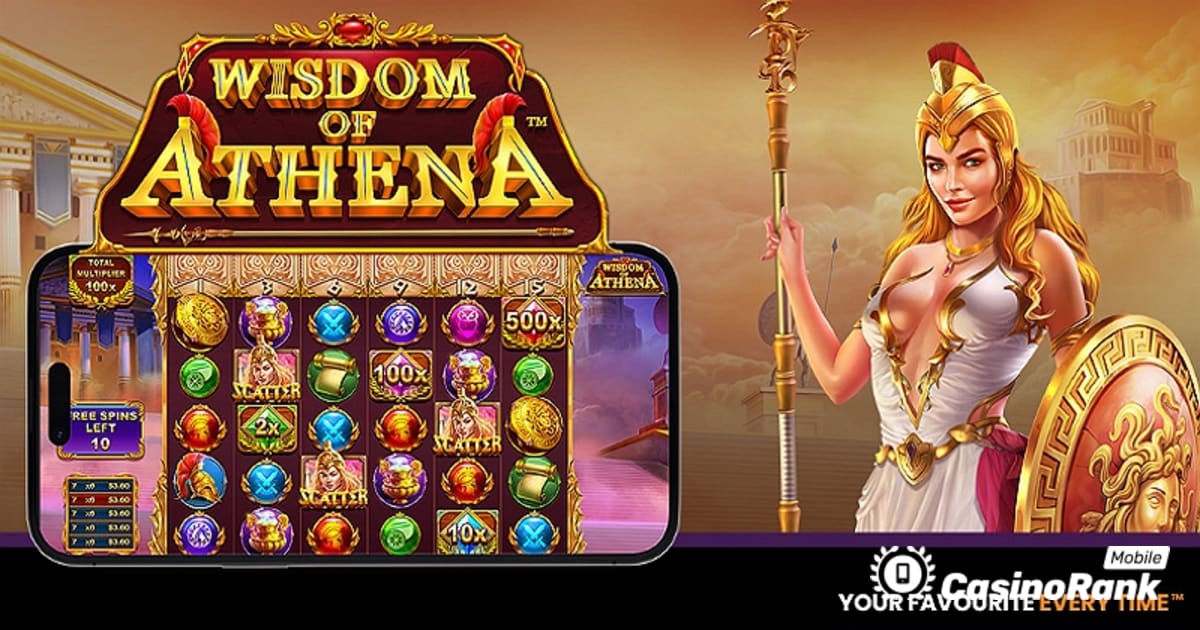 Pragmatic Play pristato naują Athena išminties lošimo automatų žaidimą