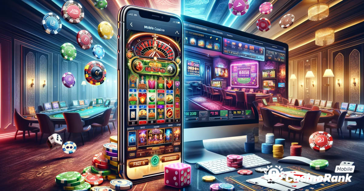 Mobilieji kazino ir internetiniai kazino: išsamus palyginimas