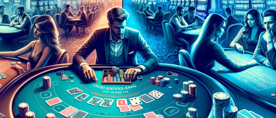 5 didžiausi skirtumai tarp pokerio ir blackjack