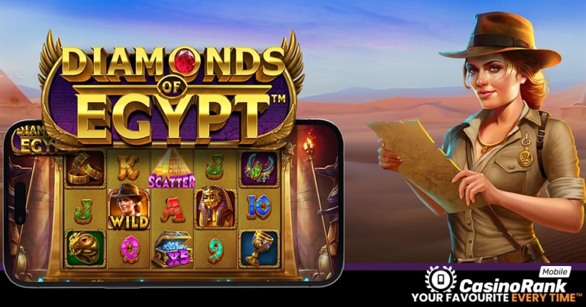 Pragmatic Play pristato Diamonds of Egypt lošimo automatą su 4 įdomiais jackpotais