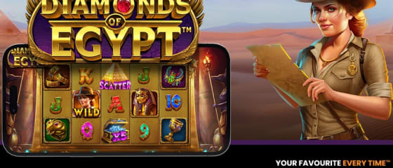 Pragmatic Play pristato Diamonds of Egypt loÅ¡imo automatÄ… su 4 Ä¯domiais jackpotais